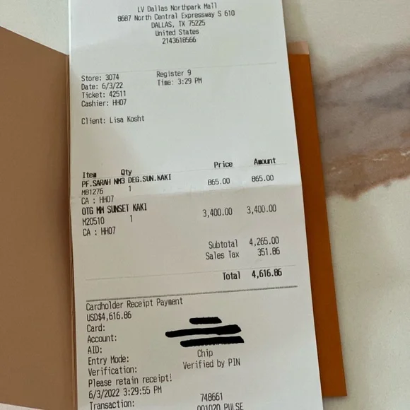 Authentic Louis Vuitton On The Go MM Sunset Kaki. πΈπ - Picture 9 of 13